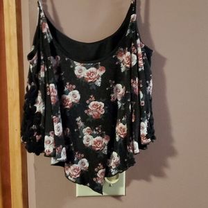 Floral tank crop top